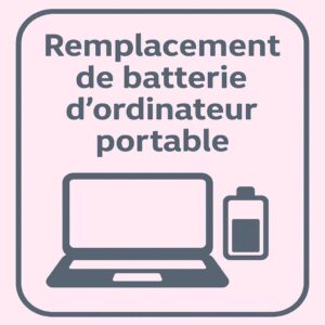 Remplacement batterie ordinateur portable